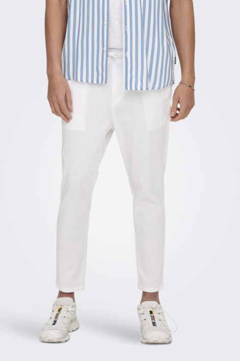 Only & Sons onslinus crop 0007 cot lin pnt noos
